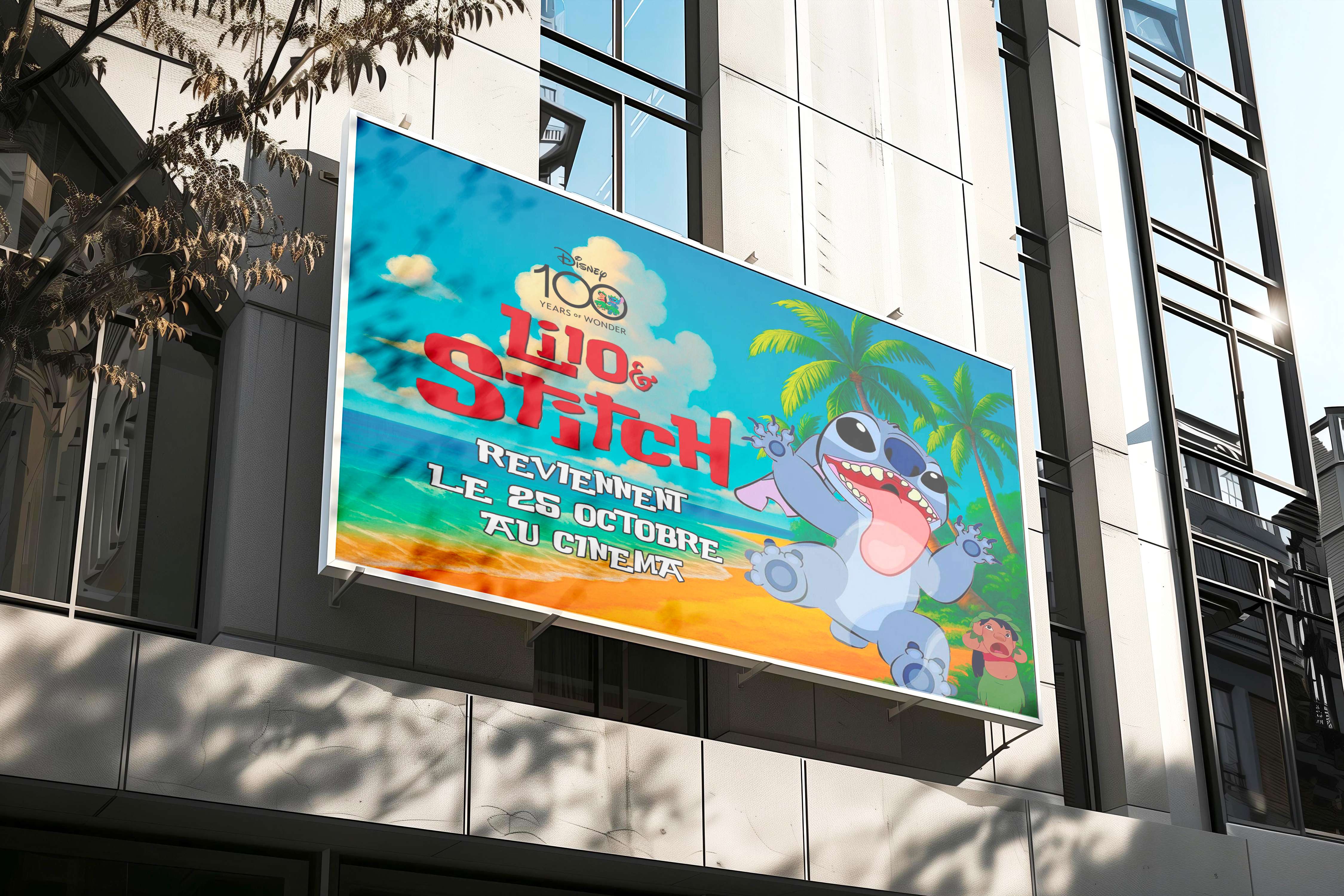 Lilo & Stitch — Campagne événementielle pour la semaine anniversaire des 100 ans de Disney